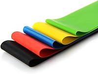 Vista 7 de Fit Simplify - Bandas de ejercicio de resistencia con guía de instrucciones y bolsa de transporte, juego de 5