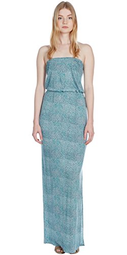 Joie Dalila Feather-Print Maxi Dress M