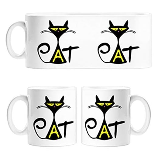 Diver Tazas Taza Catnoir Catalunya - Cerámica
