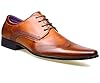Robelli Men's Fashion Faux Leather Formal Shoes, 8 UK - Brown #4