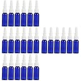 minkissy 24stücke Sprühflaschen Leere Zerstäuber Für Kosmetik Und Öle Tragbar Und Leicht Für Und Zuhause Dunkle Kunststoffflaschen Mit Präziser Sprühfunktion