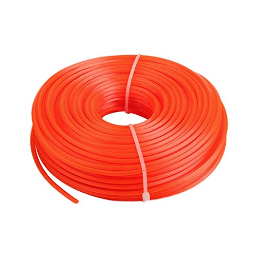 Kapokilly  Lawn Trimmer Rope, Professional Nylon Strimmer Cutting Cord Lawn Accessory Round Square