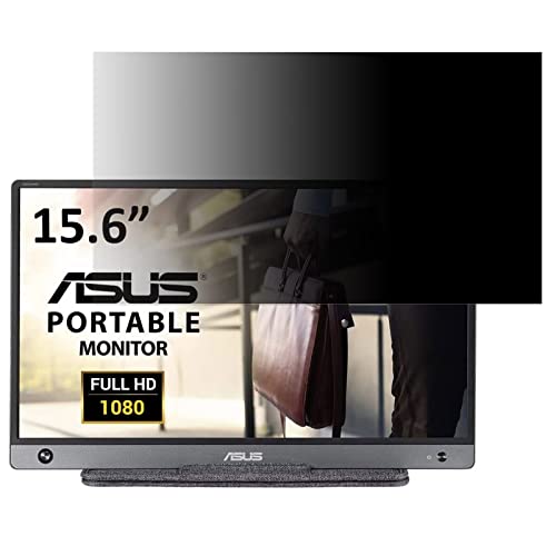 ASUS ZenScreen MB16AH 向けの 15.6インチ 16:9 覗き見防止 フィルター プライバシーフィルター パソコンPC ノートブック型 液晶保護フィルム ブルーライトカット 反射防止 パソコン セキュリティー覗き見防止 両面使用可能 反
