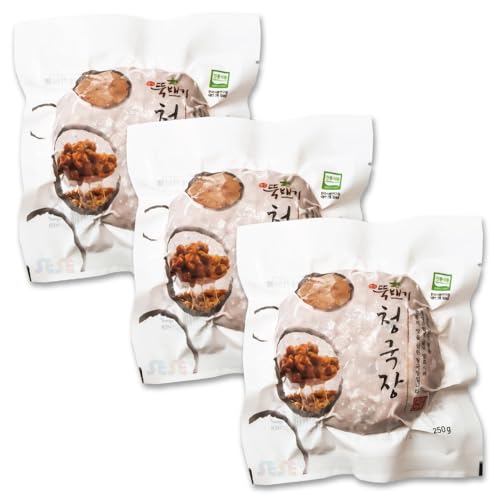トッペギ 冷凍 チョングッジャン 250g 3個セット / 100%韓国産大豆! 伝統の味 鍋用味噌 清麹醤 チゲ 韓国食品