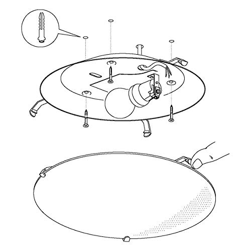 Eglo SCALEA 1 Lampada da soffitto E27, 60 W