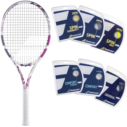 Babolat Evo Aero Lite Tennis Racquet (Pink) Strung with Your Choice of String