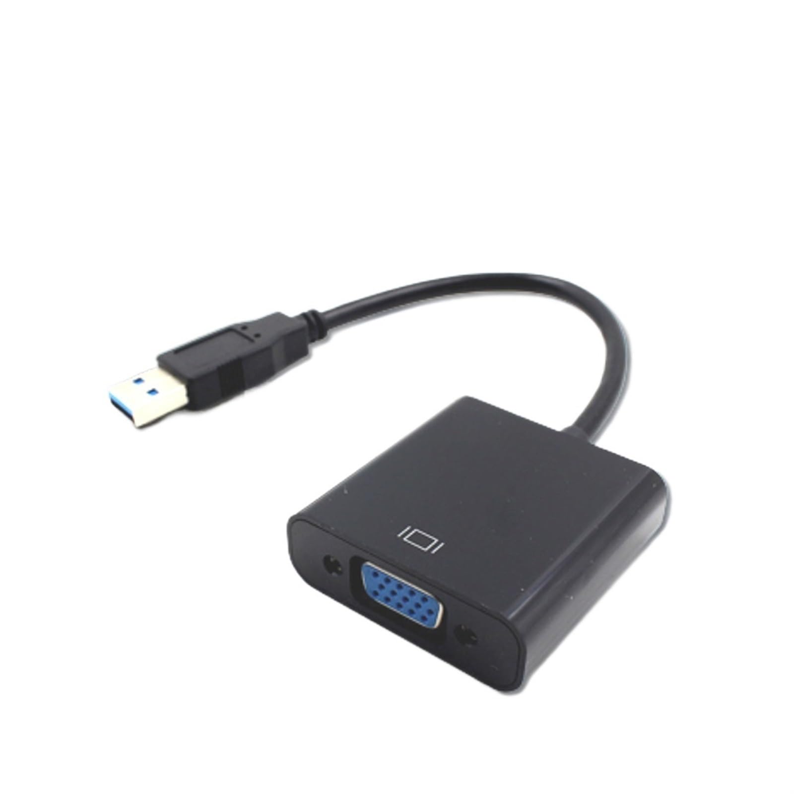 Câble convertisseur vidéo VGA DisplayPort Haute définition USB 3.0 vers VGA 1080P Câble convertisseur Externe for Ordinateur projecteur TV
