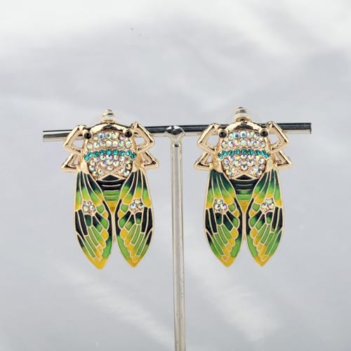 WSNANG Cicada Dangle Earrings - Gift for Insect Lovers, Entomologists, Biologists - Nature-Inspired Jewelry3