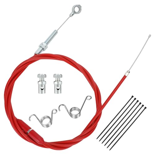 HIAORS 75 inch Go Kart Throttle Cable Compatible with Predator 212cc 196cc VM22 VM24 GX160 GX200 6.5hp 5.5hp Engine Manco Dingo Yerf Dog Kandi American Sportworks ASW Go Cart Lawn Mower Parts Red