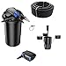 Produktbild AquaOne Teichfilter Set mit Teichpumpe I Filteranlage CPA-15000 für einen Teich bis 30.000 Liter I Komplettset mit UV Lampe Eco Pumpe 30 Watt Skimmer Teichschlauch Nr.34