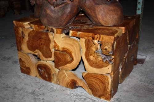 Tikimaster Teak Root Coffee Table 32" X 24" X 18" - Bali Art Decor