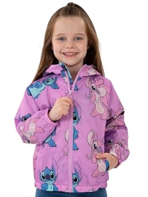 Disney Chubasquero Stitch, Chubasquero Niña De Lilo Y Stitch, Chaqueta Niña Impermeable, Ropa Impermeable De Angel, Púrpura 7-8 Años | Ya disponible en tu tienda friki favorita! En mundofriki.es!