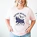 Funny Support Wildlife Raise Boys Shirt – Stylish Boy Mama Graphic Tee, Plus Size Mom Shirt, Mama Bear Gift for New Moms or Mother’s Day White