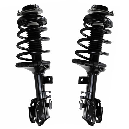 Image of Detroit Axle - AWD 8pc Struts Shocks Suspension Kit for 2002-2004 Nissan Pathfinder 2 Front Struts with Coil Spring Assembly 2 Rear Shock Absorbers 4 Front Rear Sway Bar End Links 2003 Replacement