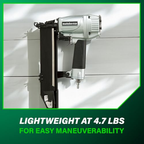 Metabo HPT 15/16 Inch Wide Crown Stapler, Pro-preferred Pneumatic Power Nailers, Fastening Tool for Wire Lathing, Housewrap, Roofing & Insulation, 16 Gauge, 5/8"to 2" Crown Staples, N5021A thumbnail 8