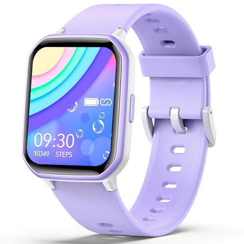 Teslahero Kids Smart Watch For Boys Girls,Children Fitness Tracker With Heart Rate Sleep Monitor,Waterproof Activity Tracker Pedometer Step Counter For Fitbit Android Iphone cover