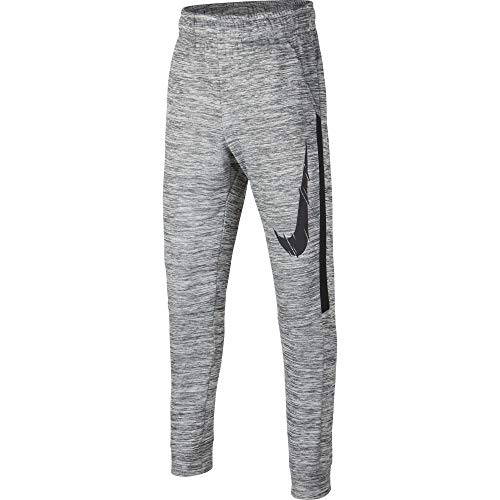 Preisvergleich Produktbild Nike Jungen Therma Tapered GFX Hosen, Black / Htr / Black / White, M
