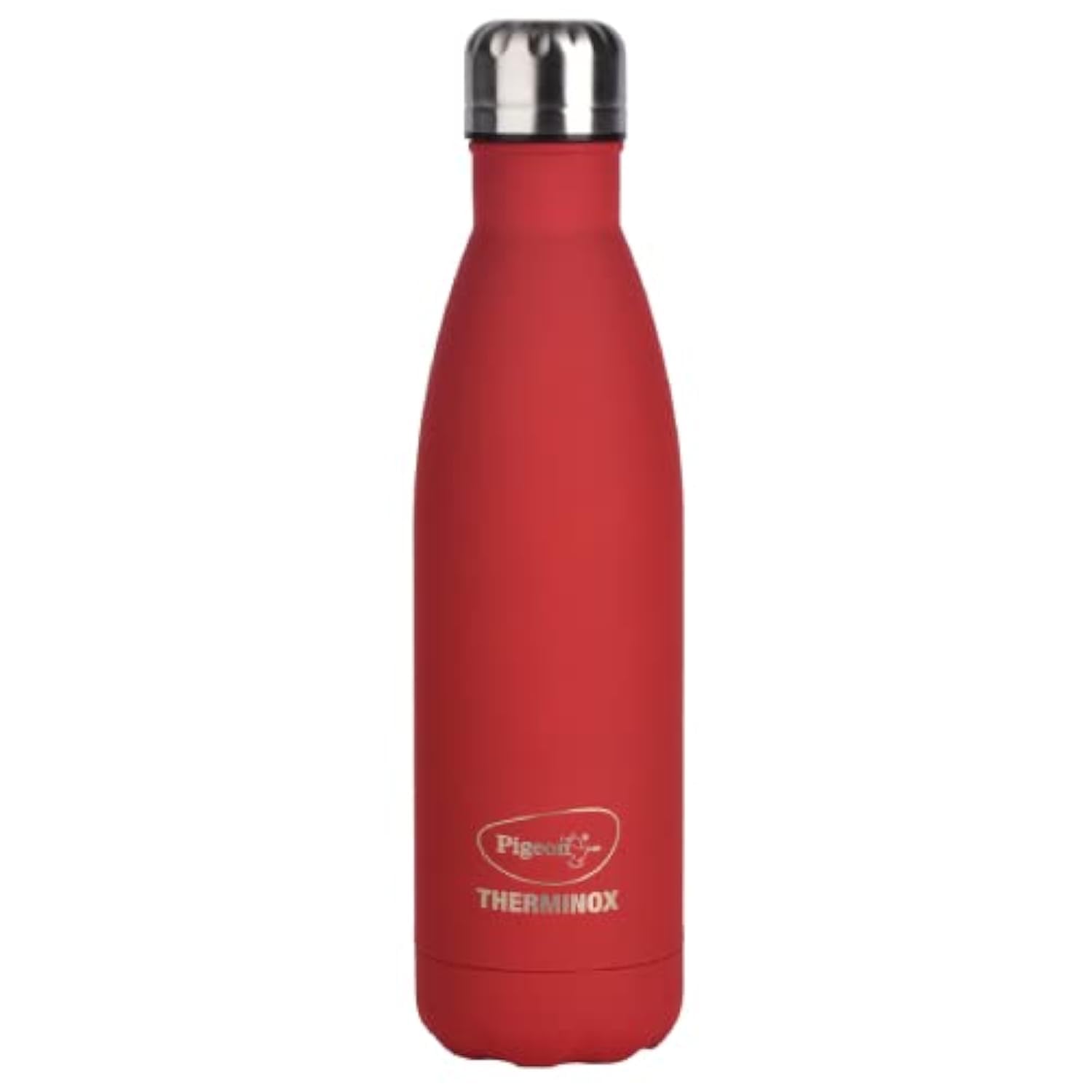 Pigeon by Stovekraft Aqua Galaxy Stainless Steel Double Walled Leak Proof Thermos Water Bottle with Copper Coating Inside for Better Hot and Cold Retention 500 ml (Red) (1 Year Warranty)