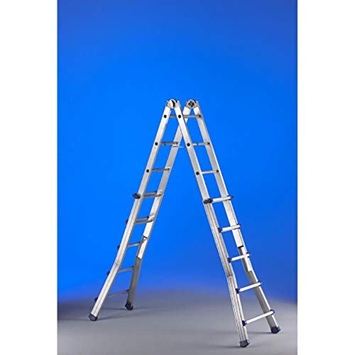 Escalera ind.mult tijera 6,25mt 12+12 telesc alu eplus svelt