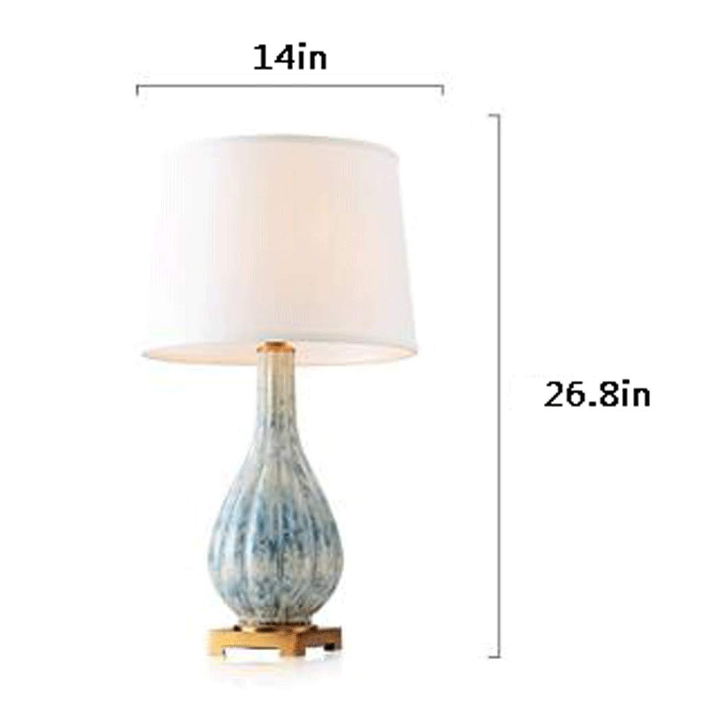 Lampa Stołowa Ceramiczna lampa stołowa kreatywność lampka luksusowa sypialnia salon hotelowy stolika dekoracyjna lekka metalowa baza nocna lampka nocna Lampka Nocna do Salonu
