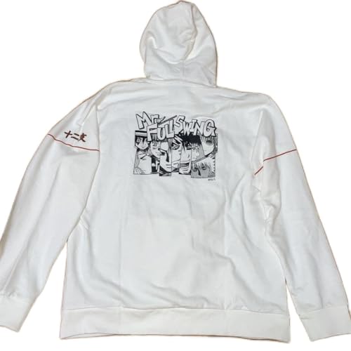 L ミスターフルスイング 白 パーカー Mr.FULLSWING ミスフル