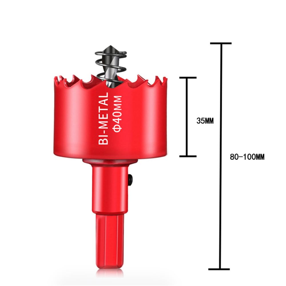 M42 BI-metalowe otwornice do drewna wycinanie zębów do metalowej płyty pilśniowej z tworzywa sztucznego 1 szt. Otwornice 20mm-200mm, 80 mm