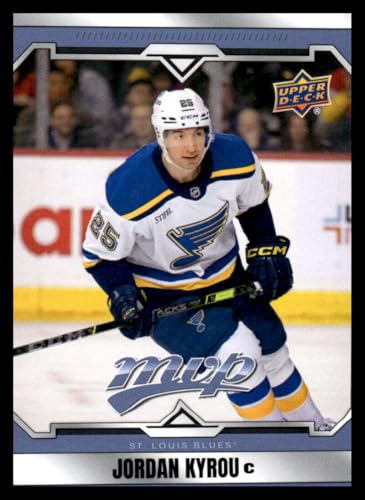 2024-25 Upper Deck MVP #109 Jordan Kyrou St. Louis Blues NHL Hockey Base Trading Card
