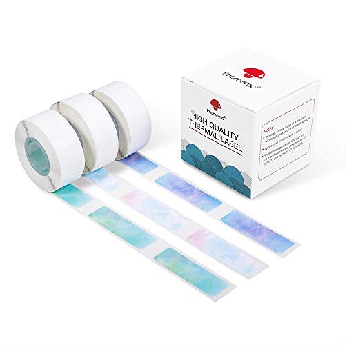 Phomemo D30 Label Printer: 1240mm Starry Night Design - Self-Adhesive Thermal Printing