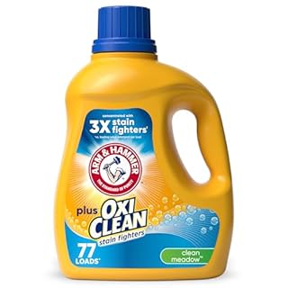 ARM & HAMMER Plus OxiClean Clean Meadow, 77 Loads Liquid Laundry Detergent, 100.5 fl oz