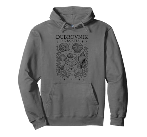 Caprichoso Dubrovnik Croacia Shelling Beach Travel Sudadera con Capucha