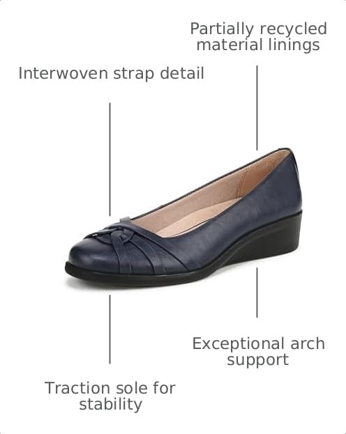 LifeStride Womens Jorie Ballet Flat Lux Navy 5.5 M by LifeStride - Used condition - Image 3