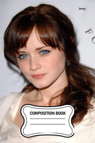 Composition Notebook : Alexis Bledel Notebook 105 pages , 6x9inch Lined Notebook Gift Ideas - Thankgiving Notebook. image 2