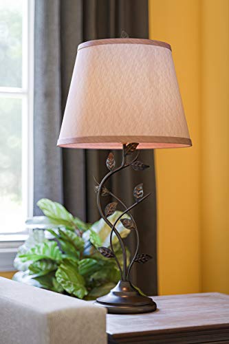 Kenroy Home 32239Orb Ashlen Table Lamp With Oil Rubbed Bronze Finish, Rustic Style, 31" Height, 15" Width, 15" Depth #TOP4