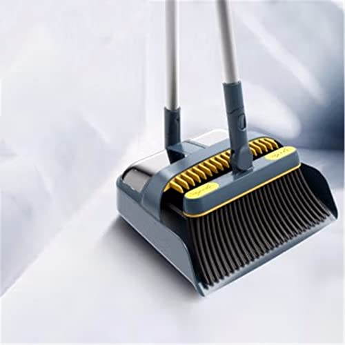 LVUNZJCA Besen und Kehrschaufel Set Besen Kehrschaufel Kehrmaschine Kehrmaschine 2-teiliges Haushalt Kehrschaufel Set für Kehren – Bild 3