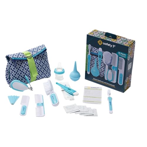 Safety 1st Deluxe Baby Healthcare and Grooming Kit, Arctic Blue,