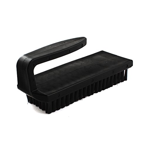 Aexit 15.5cm x Electrical equipment 5.5cm U Type Black Plastic Handle PCB Rework Static Control Anti-Static Conductive Ground Brush Cleaning Tool