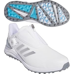 adidas Mens Solarmotion BOA 24 Golf Shoes Adults Spikeless White 8.5 UK