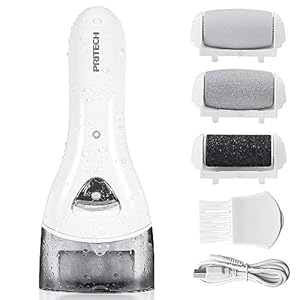 Electric Feet Callus Removers Rechargeable,Portable Electronic Foot File Pedicure Tools, Electric Callus Remover Kit,Professional Pedi Feet Care Perfect for Dead,Hard Cracked Dry Skin Ideal Gift
