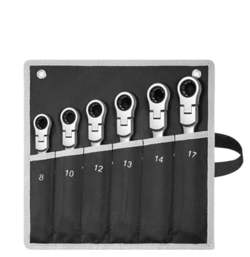 MEIZHITU Hand Tools Socket Set Open-end Spanners Ratchet Wrenches Sleeve Key Sets Wrench Sets Car Repair Mechanic Tool Kit(6pcs)