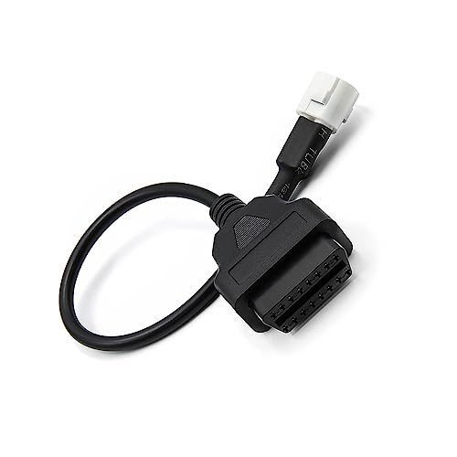 Cable adaptador OBD2 de 3 pines a 16 pines para Yamaha y diagnóstico Kline eficiente 4