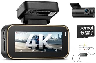 【70mai A810 Lite Dash Cam Auto +UP06 Hardwire Kit Regolabile】
