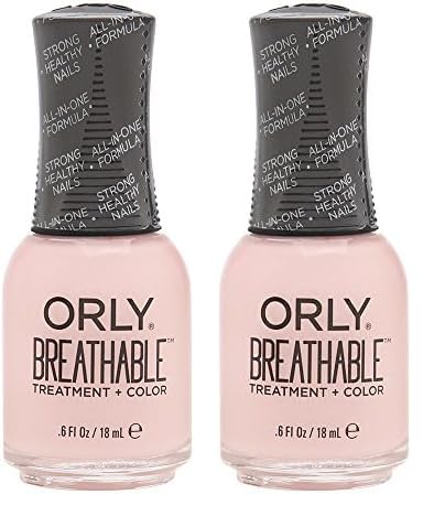 Orly Breathable Nail Color, Pamper Me, 0.6 Fluid Ounce (Pack of 2)