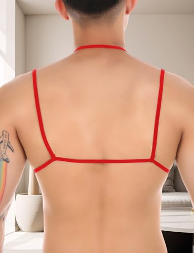 Men's Sissy Bra Lingerie Lace Floral Bikini Top Crossdressing Bralette Sleepwear Nightwear S-XL2