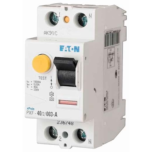 Eaton 236726 FI-Schalter, 16A, 2p, 10mA, Typ A