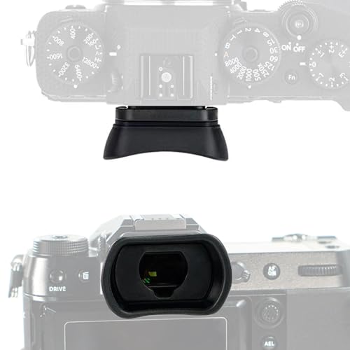Visor ocular EC-XT L compatible con Fuji XT5 XT4 XT3 XT2 XT1 XH1 XH2S copa de goma suave 5