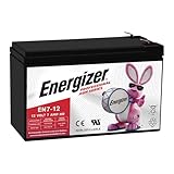 Energizer EN7-12, 12 Volt 7 Amp Hr, Long Lasting Sealed Lead Acid AGM Rechargeable Battery Ideal for Use in Home Alarm Systems, Backup Power, Scooters, and More