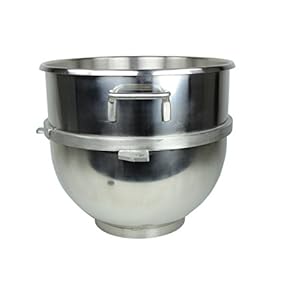 Foodservice Essentials FS-AF60BW Mixing Bowl Attachment for Hobart H600 Mixers (Stainless, 60-Quart)