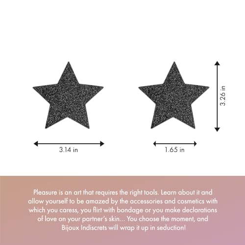 Image of Bijoux Indiscrets FLASH Pasties - Glitter Reusable Nipple Covers for Women - Self-Adhesive Body Jewelry for Any Occasion