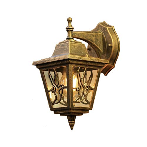 Lumière murale extérieure étanche E27 Edison vintage pour corridor