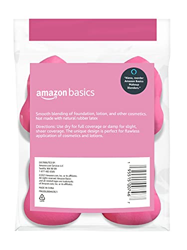 Image of Amazon Basics Large Makeup Blender, 36-Pack (Previously Solimo)